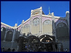 Mercat Central, entrance from Plaza del Mercado